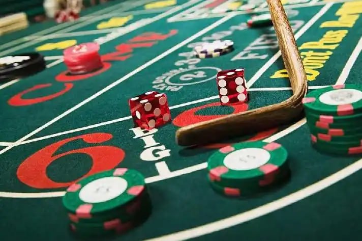 Blackjack table at Wild Coaster studio